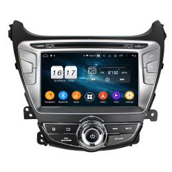 Autoradio  Android  10 GPS  Bluetooth WiFi  DSP  Hyundai  Elantra 2014-2015  CarPlay, Caméra Recul