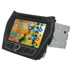 Autoradio  Android  10 GPS  Bluetooth WiFi  DSP  Hyundai  IX45/Santa Fe 2013-2014 CarPlay, Caméra Recul