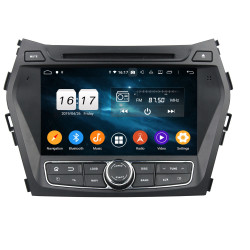 Autoradio  Android  10 GPS  Bluetooth WiFi  DSP  Hyundai  IX45/Santa Fe 2013-2014 CarPlay, Caméra Recul