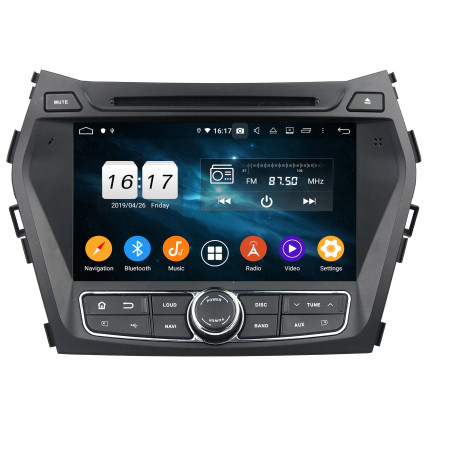 Autoradio  Android  10 GPS  Bluetooth WiFi  DSP  Hyundai  IX45/Santa Fe 2013-2014 CarPlay, Caméra Recul