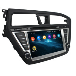 Autoradio  Android  10 GPS  Bluetooth WiFi  DSP  Hyundai  I20  2014-2015 LHD  CarPlay, Caméra Recul