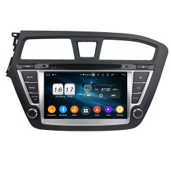 Autoradio  Android  10 GPS  Bluetooth WiFi  DSP  Hyundai  I20  2014-2015 LHD  CarPlay, Caméra Recul