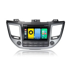 Autoradio  Android  10 GPS  Bluetooth WiFi  DSP  Hyundai  Tucson/IX35 2015-2017  CarPlay, Caméra Recul