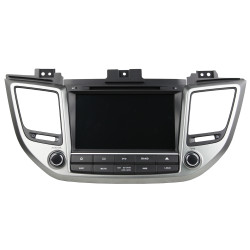 Autoradio  Android  10 GPS  Bluetooth WiFi  DSP  Hyundai  Tucson/IX35 2015-2017  CarPlay, Caméra Recul