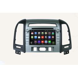 Autoradio  Android  10 GPS  Bluetooth WiFi  DSP  Hyundai  Santa Fe 2012 CarPlay, Caméra Recul