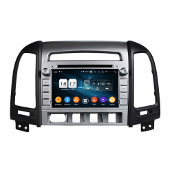 Autoradio  Android  10 GPS  Bluetooth WiFi  DSP  Hyundai  Santa Fe 2012 CarPlay, Caméra Recul