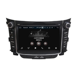 Autoradio  Android  10 GPS  Bluetooth WiFi  DSP  Hyundai  I30  2011-2014  CarPlay, Caméra Recul