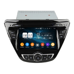 Autoradio  Android  10 GPS  Bluetooth WiFi  DSP  Hyundai  Elantra  2014-2015   CarPlay, Caméra Recul