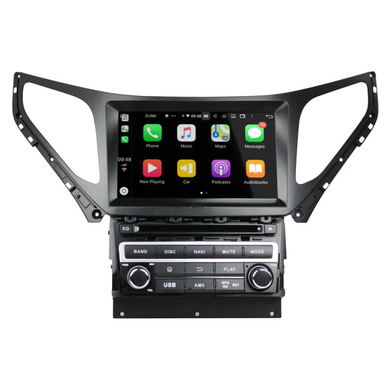 Autoradio  Android  10 GPS  Bluetooth WiFi  DSP  Hyundai  AZERA 2015-2018  CarPlay, Caméra Recul