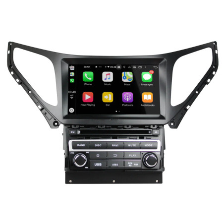 Autoradio  Android  10 GPS  Bluetooth WiFi  DSP  Hyundai  AZERA 2015-2018  CarPlay, Caméra Recul
