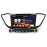 Autoradio  Android  10 GPS  Bluetooth WiFi  DSP  Hyundai  Verna  Accent Solaris 2017-2018  CarPlay, Caméra Recul
