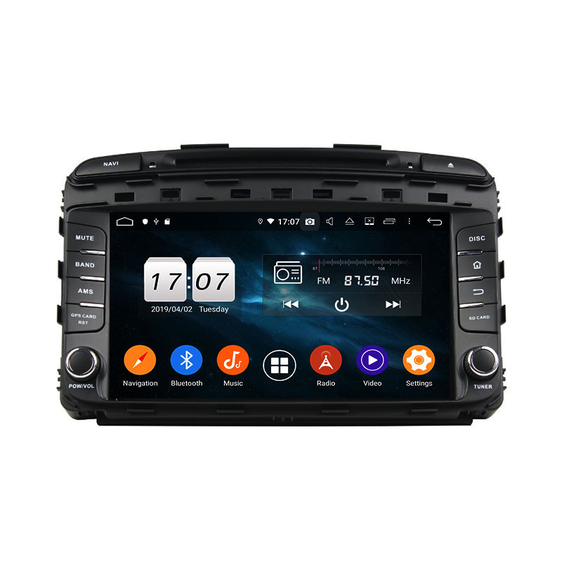 Autoradio  Android  10 GPS  Bluetooth WiFi  DSP  KIA SORENTO  2015-2016 CarPlay, Caméra Recul