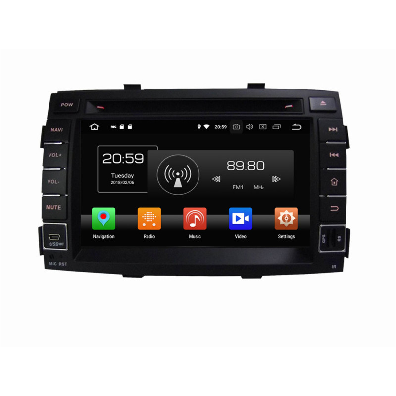 Autoradio  Android  10 GPS  Bluetooth WiFi  DSP  KIA SORENTO  2009-2012  CarPlay, Caméra Recul