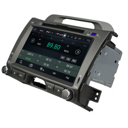 Autoradio  Android  10 GPS  Bluetooth WiFi  DSP  KIA Sportage 2010-2015 CarPlay, Caméra Recul