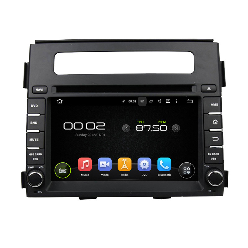 Autoradio  Android  10 GPS  Bluetooth WiFi  DSP  KIA SOUL  2011-2013 CarPlay, Caméra Recul