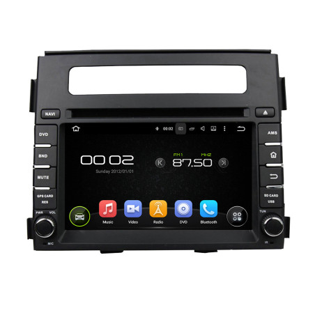 Autoradio  Android  10 GPS  Bluetooth WiFi  DSP  KIA SOUL  2011-2013 CarPlay, Caméra Recul