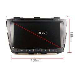 Autoradio  Android  10 GPS  Bluetooth WiFi  DSP  KIA SORENTO 2013-2014 CarPlay, Caméra Recul