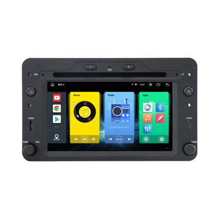 Autoradio  Android  10 GPS  Bluetooth WiFi  DSP  Alfa Romeo 159/159 Sportwagon 2005-2010 Spider/Brera 2005-2010  CarPlay, Caméra