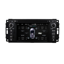 Autoradio Android 10 6.2" GPS BT WiFi DSP pr Chrysler/Jeep/Dodge 2008-2011 CarPlay & Caméra AHD