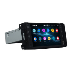 Autoradio Android 10 7" GPS BT WiFi DSP pr Chrysler/Jeep/Dodge 2008-2011 avec CarPlay, Android Auto & Caméra AHD