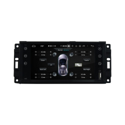 Autoradio Android 10 7" GPS BT WiFi DSP pr Chrysler/Jeep/Dodge 2008-2011 avec CarPlay, Android Auto & Caméra AHD