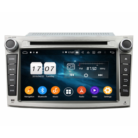 Autoradio  Android  10 GPS  Bluetooth WiFi  DSP  Subaru Subaru Legacy/outback 2009-2012 CarPlay, Caméra Recul