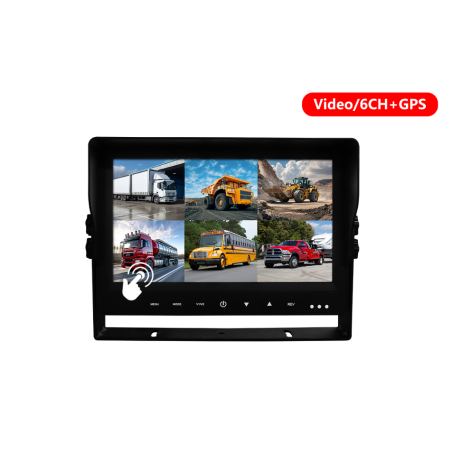 Moniteur DVR HD 10,1’’ 6 Canaux avec GPS et RTC