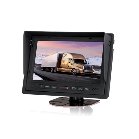 MS-705 Moniteur 7″ TFT LCD – Support 3 caméras | Écran véhicule pro