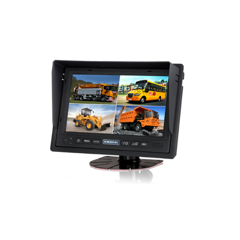 GPC-705Q – Moniteur Quad 7″ TFT LCD | Affichage 4 caméras | Écran véhicule