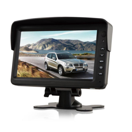 GPC-706 – Moniteur LCD 7″ 3CH pour véhicules | 800×480 | DC 10–36V