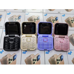 i16 Pro Max – Mini Téléphone Pliable 4G Double SIM | Pas Cher et Compact