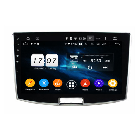 Autoradio Android 10 GPS Multimédia 10.1" DSP Bluetooth 5.0 Caméra AHD pour VW Magotan Passat B7 (2012–2016)
