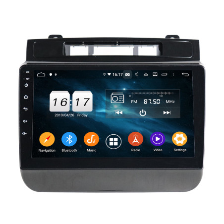 Autoradio Android 10 GPS Multimédia 9" DSP Bluetooth 5.0 Caméra AHD pour Volkswagen Touareg (2011–2017)