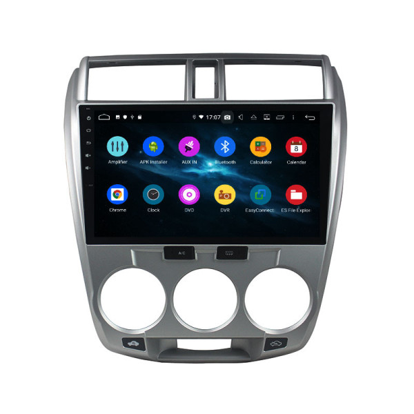 Autoradio Android 10 GPS Multimédia 10.1" DSP Bluetooth 5.0 Caméra AHD pour Honda City (2006–2013)