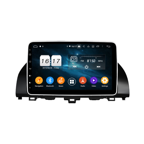 Autoradio Android 10 GPS Multimédia 10.1" DSP Bluetooth 5.0 Caméra AHD pour Honda Accord 10 (2018–2020)