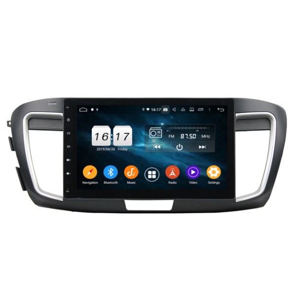 Autoradio Android 10 GPS Multimédia 10.1" DSP Bluetooth 5.0 Caméra AHD Honda Accord 9 (2015–2017) Low Level
