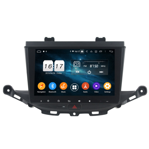 Autoradio Android 10 GPS Multimédia 9" DSP Bluetooth 5.0 Caméra AHD pour Opel Astra K (2016–2017)