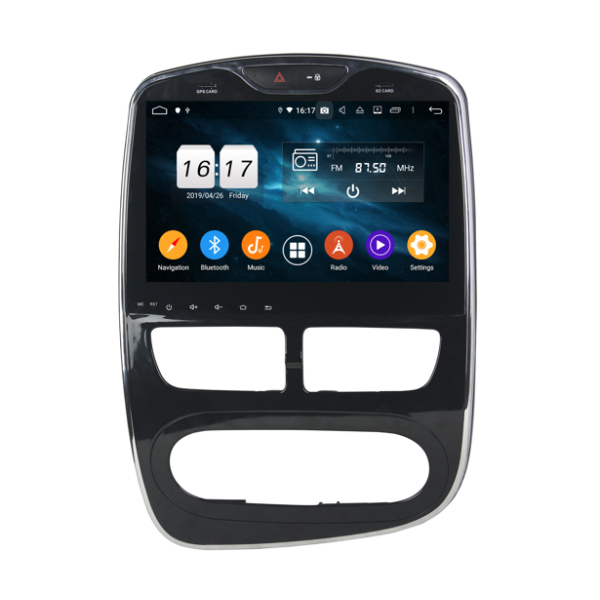 Autoradio Android 10 GPS Multimédia 10.1" DSP Bluetooth 5.0 Caméra AHD Renault Clio (2012–2016) AT/MT