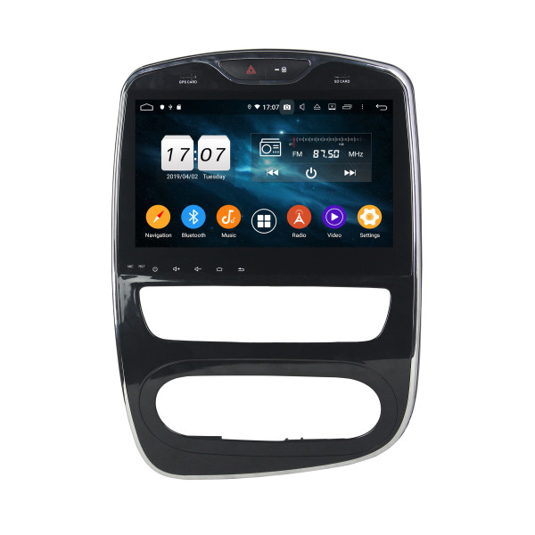 Autoradio Android 10 GPS Multimédia 10.1" DSP Bluetooth 5.0 Caméra AHD Renault Clio (2017–2018) AT/MT