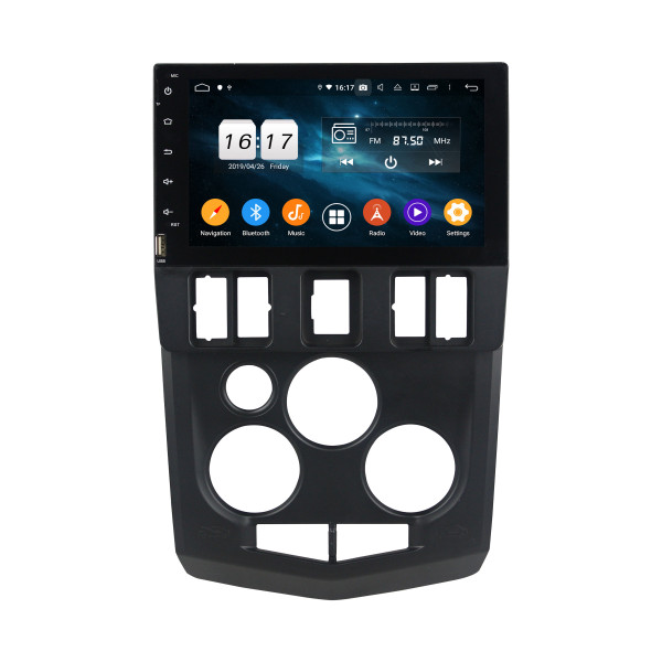 Autoradio Android 10 GPS Multimédia 8" DSP Bluetooth 5.0 Caméra AHD pour Renault Logan L90 (2004–2008)