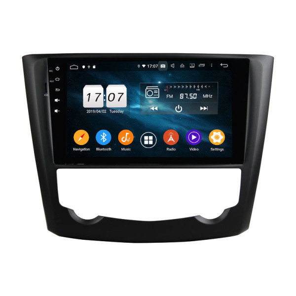 Autoradio Android 10 GPS Multimédia 9" DSP Bluetooth 5.0 Caméra AHD pour Renault Kadjar (2015–2018)