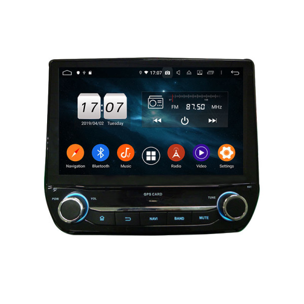 Autoradio Android 10 GPS Multimédia 9" DSP Bluetooth 5.0 Caméra AHD pour Ford EcoSport / Fiesta (2017–2018)
