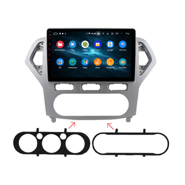 Autoradio Android 10 GPS Multimédia 9" DSP Bluetooth 5.0 Caméra AHD pour Ford  Mondeo (2007–2010) AT