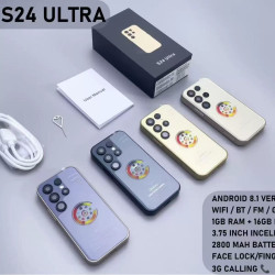 Mini S24 Ultra – Smartphone Compact 3.75", Android 8.1, 2+16Go, Face ID, 3G