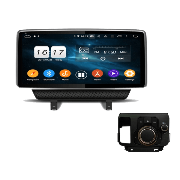 Autoradio Android 10 GPS Multimédia 10.25" DSP Bluetooth 5.0 Caméra AHD pour Mazda CX-3 (2020)