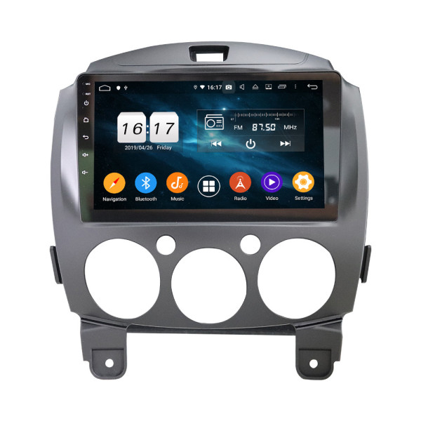 Autoradio Android 10 GPS Multimédia 9" DSP Bluetooth 5.0 Caméra AHD pour Mazda  2 (2010–2012)
