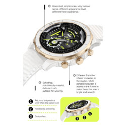 Smartwatch Écran 1,27" – Santé, Sport & Appels Bluetooth (IP68)