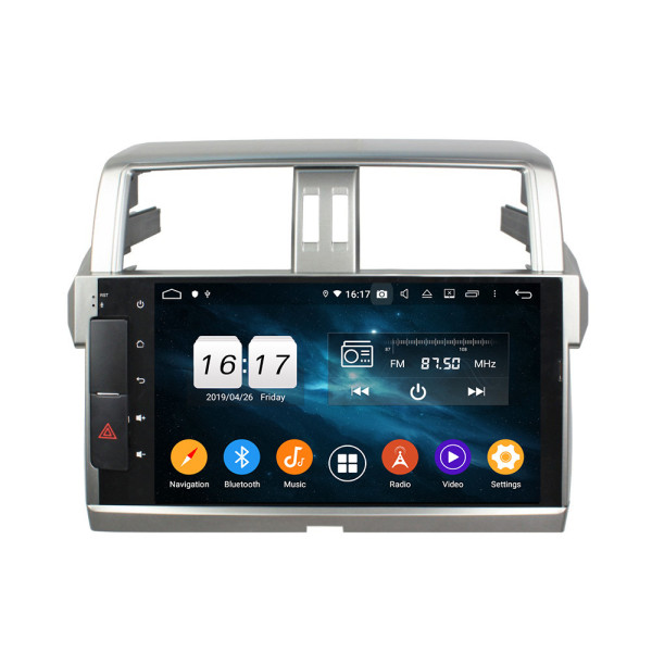Autoradio Android 10 GPS Multimédia 10.1" DSP Bluetooth 5.0 Caméra AHD pour Toyota  Prado (2014–2015)