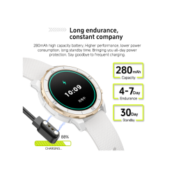 Smartwatch Écran 1,27" – Santé, Sport & Appels Bluetooth (IP68)