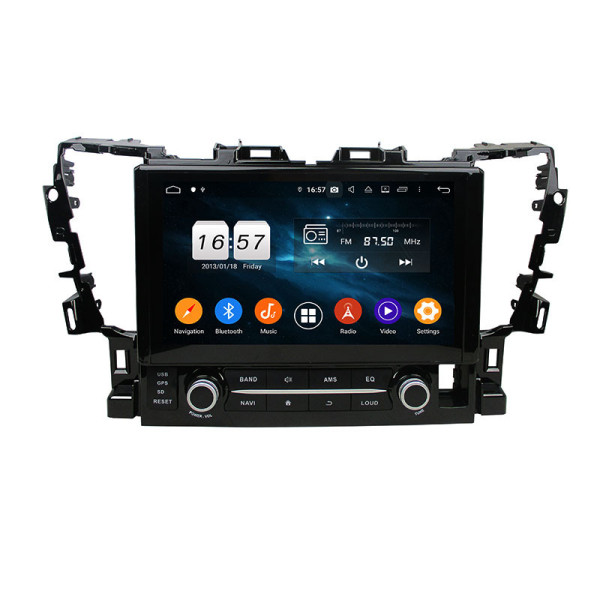 Autoradio Android 10 GPS Multimédia 10.1" DSP Bluetooth 5.0 Caméra AHD pour Toyota Alphard (2015–2018)